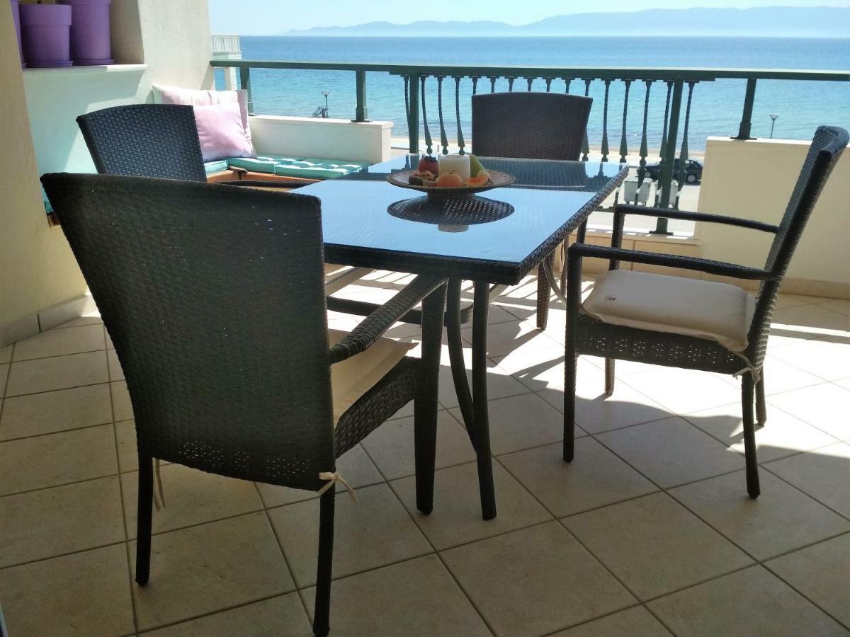 Luxury Sea View Appartement Ofrínion Buitenkant foto